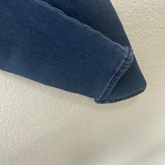 GAP Womens Jeans Size 28 Dark Wash High Rise Stretch Denim Blue Skinny Leg - Picture 10 of 11